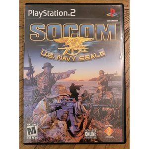 SOCOM: U.S. NAVY SEALS Sony Playstation 2 Game PS2 Video Games CIB Tested
